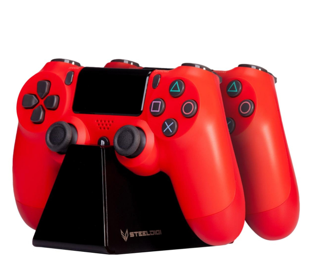 STEELDIGI Ładowarka BLUE HICKORY 2xpad PS4 czarna - 699003 - zdjęcie
